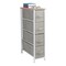 Sorbus 4 Drawers Narrow Dresser - with Steel Frame, Wood Top & Easy Pull Fabric Bins for Small Spaces, Closets, Bedroom, Bathroom & Laundry